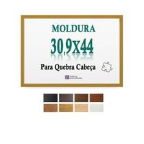 Moldura Caramelo 30,9X44 Cm Quebra Cabeça 500 Peças + Petg