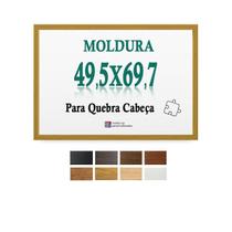 Moldura Caramelo 49,5X69,7 Cm Quebra Cabeça 1000 Peças Petg