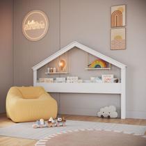 Moldura Casinha Infantil para Cama 200,3cm Infanto Completa Móveis Moldura Casinha Infantil para Cama 200,3cm Infanto Completa Móveis