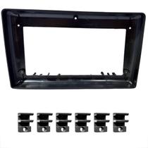 Moldura central adaptadora multmídia de 7 polegadas para 9 preto fosco 89/g16