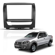 Moldura Central Painel 2 Din Fiat Strada Dvd Multimídia