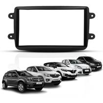 Moldura Central Painel 2 Din Renault Duster Sandero Dvd 2 Din Multimidia