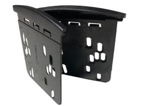 Moldura Central Painel Carro Som Automotivo Multimidia Mp5 Dvd 2 Din Preto Tela