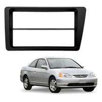 Moldura Central Painel Honda Civic 2001 a 2006 Dvd 2 Din Multimídia