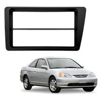 Moldura Central Painel Honda Civic 2001 a 2006 Dvd 2 Din Multimídia