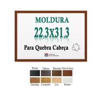 Moldura Chão De Barro 22,3X31,3 Quebra Cabeça 500 Pcs + Petg