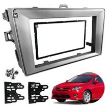 Moldura Cinza 7 Polegadas 2 Din Corolla 2009 10 11 2012 2013