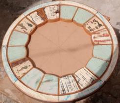 Moldura circular para espelho Moldura circular para espelho