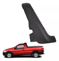Moldura Coluna Caçamba Fiat Strada Working 2014 2015 2016 2017 2018 2019 2020 Lado Esquerdo Cabine Simples