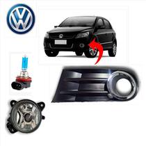 Moldura com Farol de Neblina Gol G5 2007 Cromado SB LE