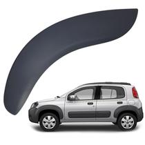 Moldura Complemento Porta Traseira Uno Way 2012 2013 2014 Cinza Lado Esquerdo