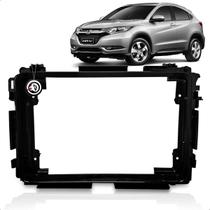 Moldura Contra Frente 9 Polegadas 2 Din Para Som CentralMultimidia Padrão Chinês Automotivo Pra Carro Honda Hr-V 2015 2016 2017 2018 2019 2020 2021