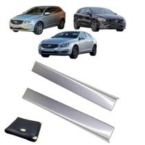 Moldura Cromada Console Central Externo Lateral Porta Objetos Xc60 V60 S60 Kinetic