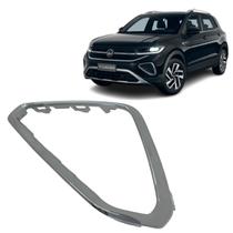 Moldura Cromada Farol de Milha Volkswagen T Cross Comfortline 2025 Lado Esquerdo Original
