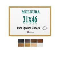 Moldura Cru 31X46 Para Quebra Cabeça Grow 1000 Pecas Petg