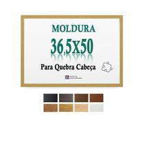 Moldura Cru 36,5X50 Cm Quebra Cabeça Grow 500 Pecas Petg