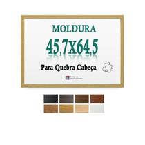 Moldura Cru 45,7X64,5 Quebra Cabeça Game Ofice 1000 Pcs Petg