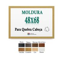 Moldura Cru 48X68 Para Quebra Cabeça Grow 1000 Pecas + Petg