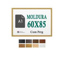 Moldura Cru 60X85 Cm A1 Impresso Poster Arte Quadro Petg