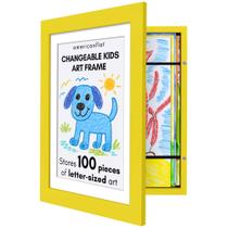 Moldura de arte infantil American Flat Mutable Yellow