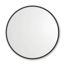 Moldura de borracha preta Mirror Better Bevel Round 60x60cm
