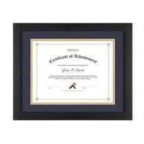 Moldura de diploma Golden State Art 11x14 para documento 8,5x11 Moldura de diploma Golden State Art 11x14 para documento 8,5x11