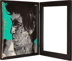 Moldura de disco de vinil KAIU de madeira maciça para 12" com acrílico transparente