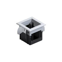 Moldura de Embutir Nordecor 6672 para 1 Módulo Tap Branco Moldura de Embutir Nordecor 6672 para 1 Módulo Tap Branco