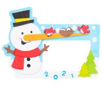 Moldura de Foto Craft County 22x16 cm Kit Boneco de Neve Moldura de Foto Craft County 22x16 cm Kit Boneco de Neve