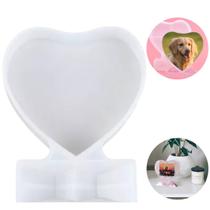 Moldura De Foto Diy Molde De Resina Coração Foto Amor Grande