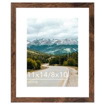 Moldura de Foto QOTIB 28x36cm Marrom 8x10/11x14 Moldura de Foto QOTIB 28x36cm Marrom 8x10/11x14