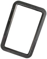 Moldura de Janela para Porta de RV JR Products 11021 Deluxe Preta