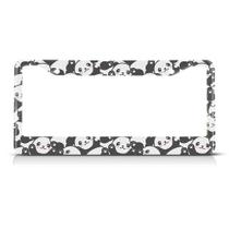 Moldura de matrícula Beabes Smile Panda Cute Animal Pattern Moldura de matrícula Beabes Smile Panda Cute Animal Pattern