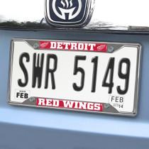 Moldura de matrícula FANMATS Detroit Red Wings Chrome Metal