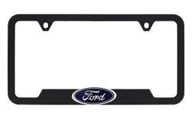 Moldura de matrícula Ford 3D Badge Logo Preto em Plástico ABS Moldura de matrícula Ford 3D Badge Logo Preto em Plástico ABS