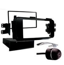 Moldura De Painel 1 Din e 2 Din Kicks Para Cd Dvd + Câmera de Ré Moldura De Painel 1 Din e 2 Din Kicks Para Cd Dvd + Câmera de Ré