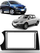 Moldura de Painel 2 Din 7" Polegadas Actyon e Actyon Sport 2008 à 2011 Preto Moldura de Painel 2 Din 7" Polegadas Actyon e Actyon Sport 2008 à 2011 Preto
