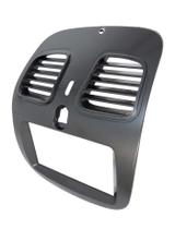 Moldura de Painel 2 Din 7 Polegadas Grand Siena 2012 a 2021 Palio Sporting 2012 a 2017 Grafite Brilhante Fiamon