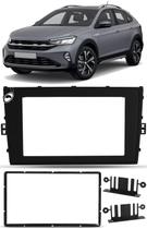 Moldura de Painel 2 Din 7" Polegadas Nivus 2020 Em Diante - Preto