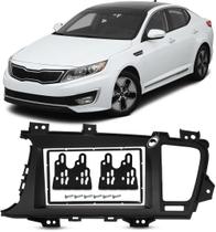 Moldura de Painel 2 Din 7" Polegadas Optima 2010 em Diante Preto