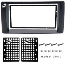 Moldura de Painel 2 Din 7" Polegadas S10 e Blazer 2001 a 2011 Pitbull Grafite