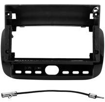 Moldura De Painel 2 Din 9" ou 10" Punto 2012 a 2016 Linea 2015 2016 Black Piano