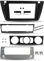 Moldura De Painel 2 Din 9" Polegadas BMW Serie 3 E90 E91 E92 E93 2005 à 2012 Ar Analógico e Digital - Preto Moldura De Painel 2 Din 9" Polegadas BMW Serie 3 E90 E91 E92 E93 2005 à 2012 Ar Analógico e Digital - Preto