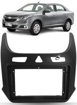 Moldura De Painel 2 Din 9" Polegadas Cobalt 2016 Em Diante - Preto