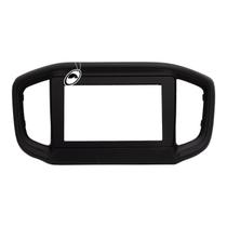 Moldura De Painel 2 Din 9" Polegadas Fiat Strada 2021 2022 2023 - Black Piano