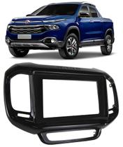 Moldura De Painel 2 Din 9 Polegadas Fiat Toro - Black Piano