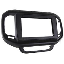 Moldura De Painel 2 Din 9 Polegadas Fiat Toro - Preto