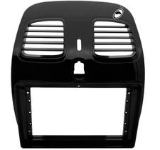 Moldura De Painel 2 Din 9 Polegadas Flutuante Grand Siena 2012 a 2021 Palio Sporting 2012 a 2017 Black Piano Fiamon