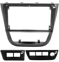 Moldura De Painel 2 Din 9 Polegadas Gol Saveiro Voyage G5 Grafite