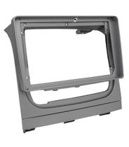 Moldura De Painel 2 Din 9 Polegadas Idea Attractive e Adventure 2013 a 2018 Prata Fiamon